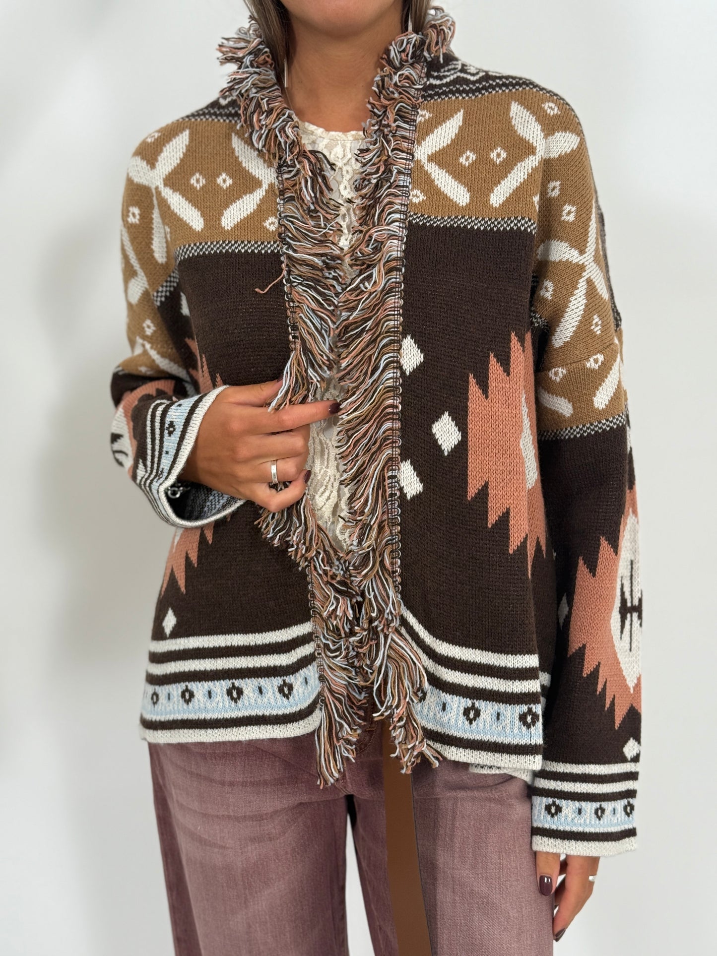 cardigan sfrangiato