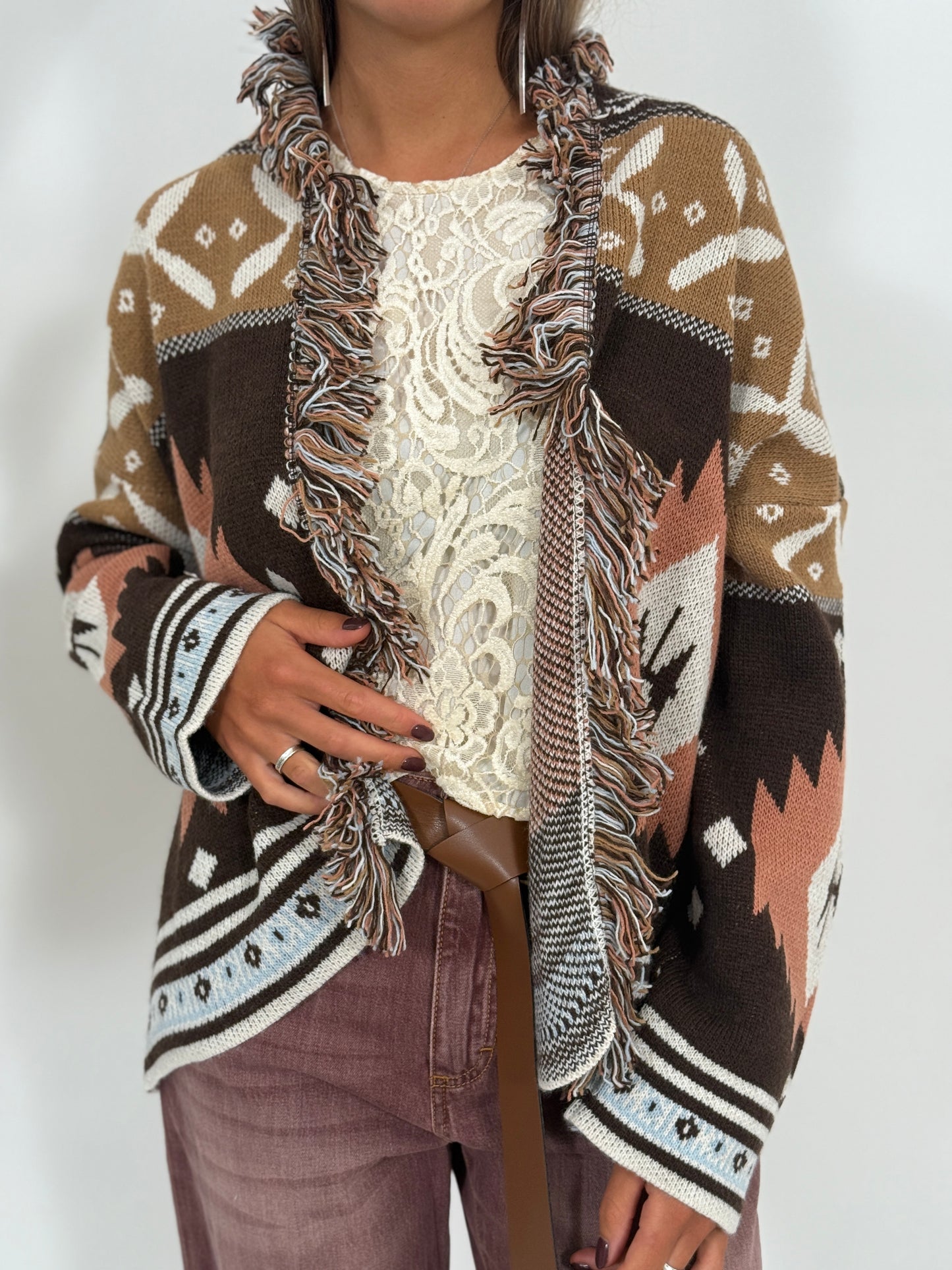 cardigan sfrangiato