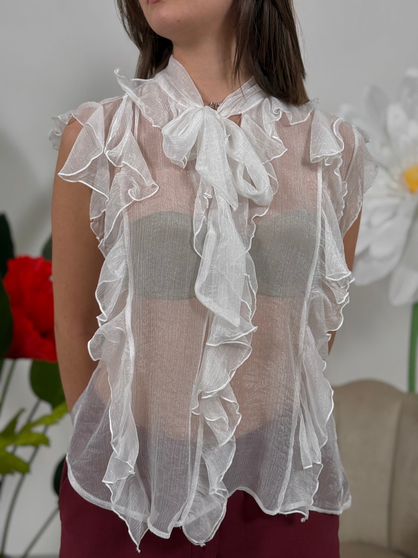 Blusa smanicata
