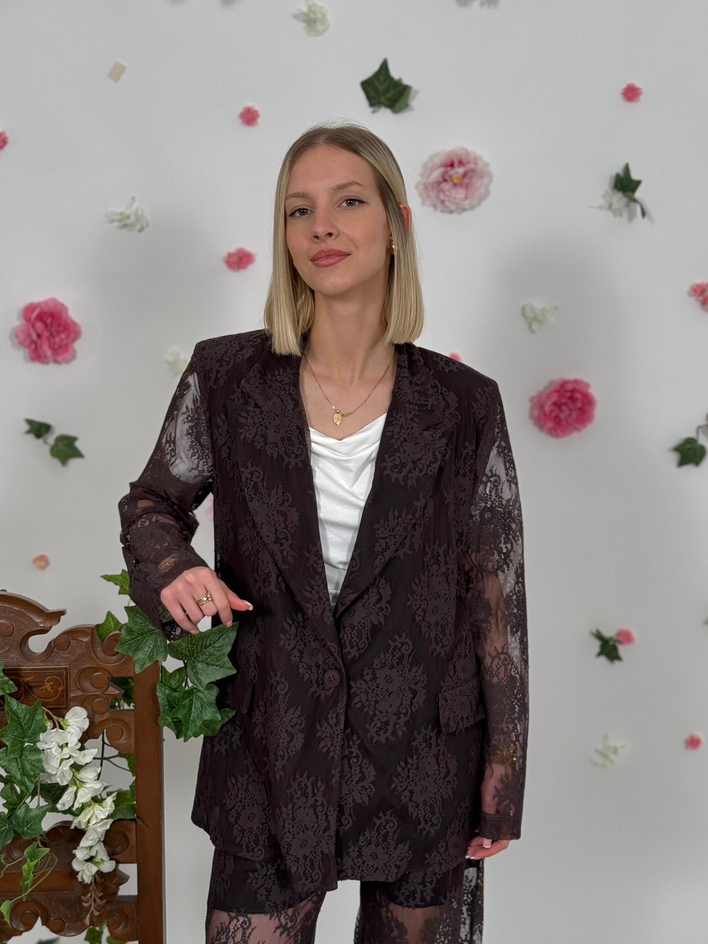 Blazer in pizzo