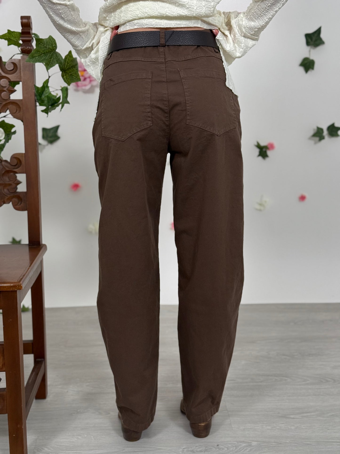 Pantalone banana cotone