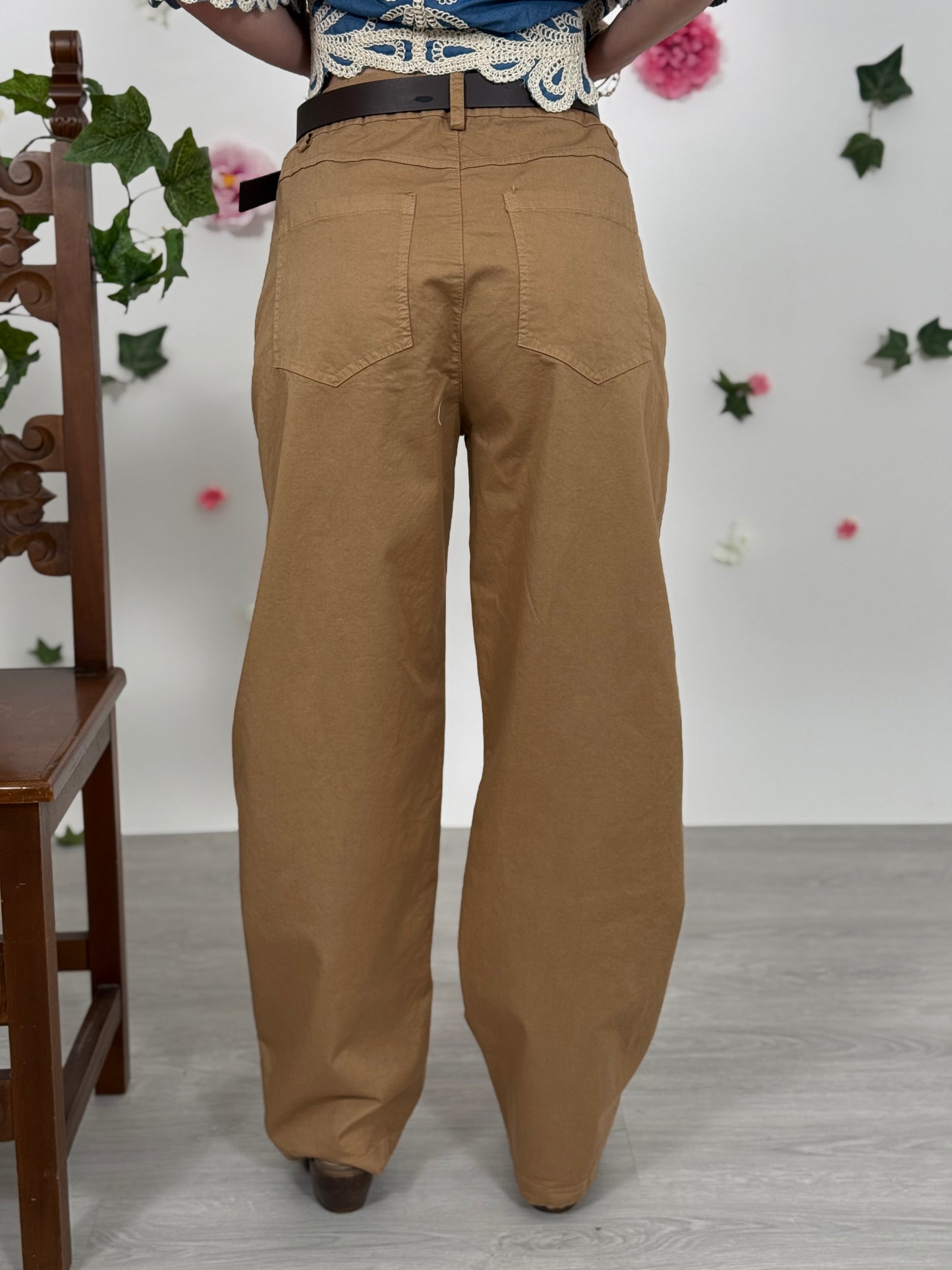 Pantalone banana cotone