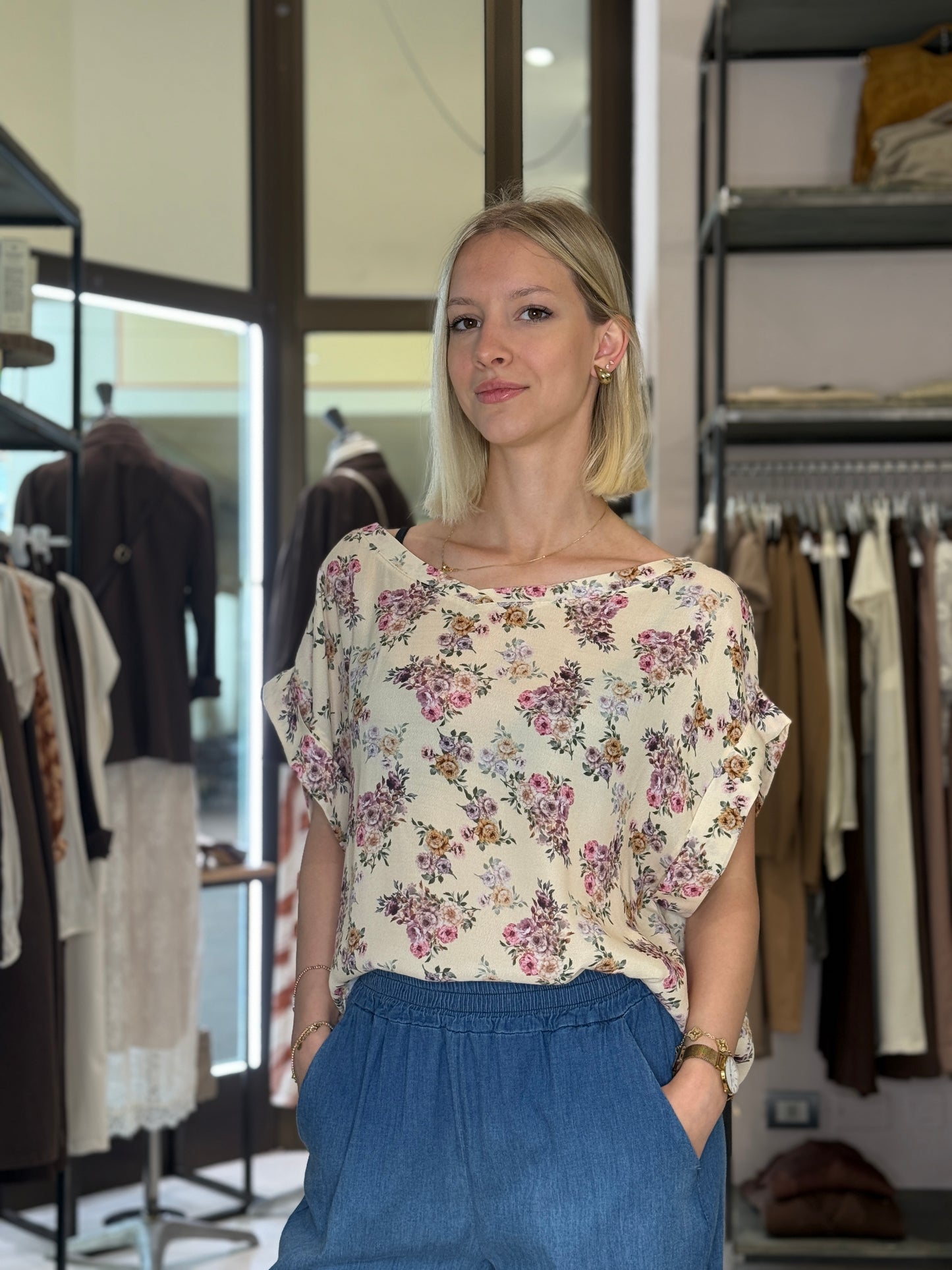 Blusa 100% viscosa