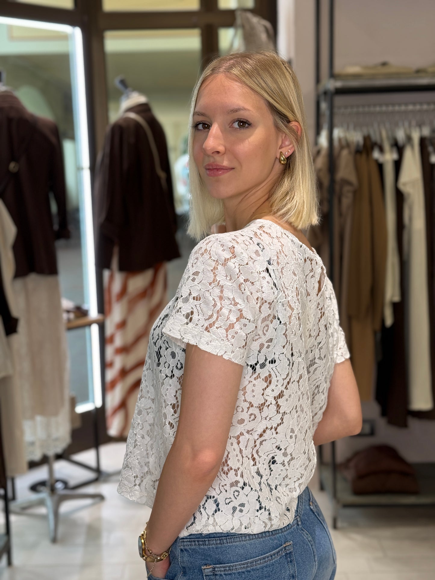 T-shirt pizzo