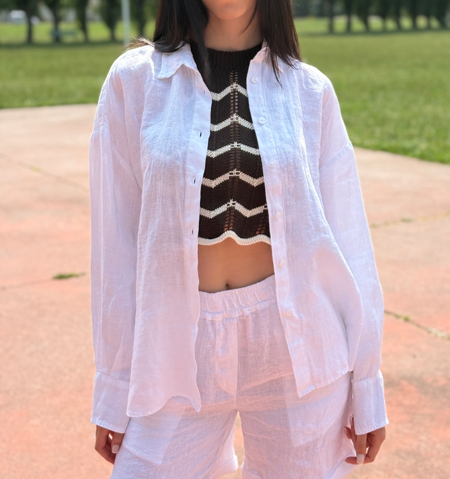 Camicia puro lino