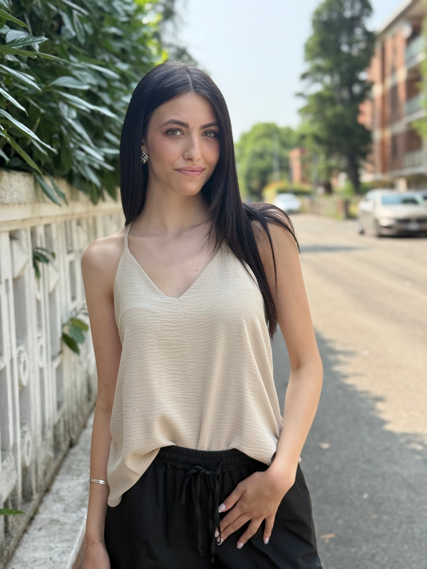 Top scollo V