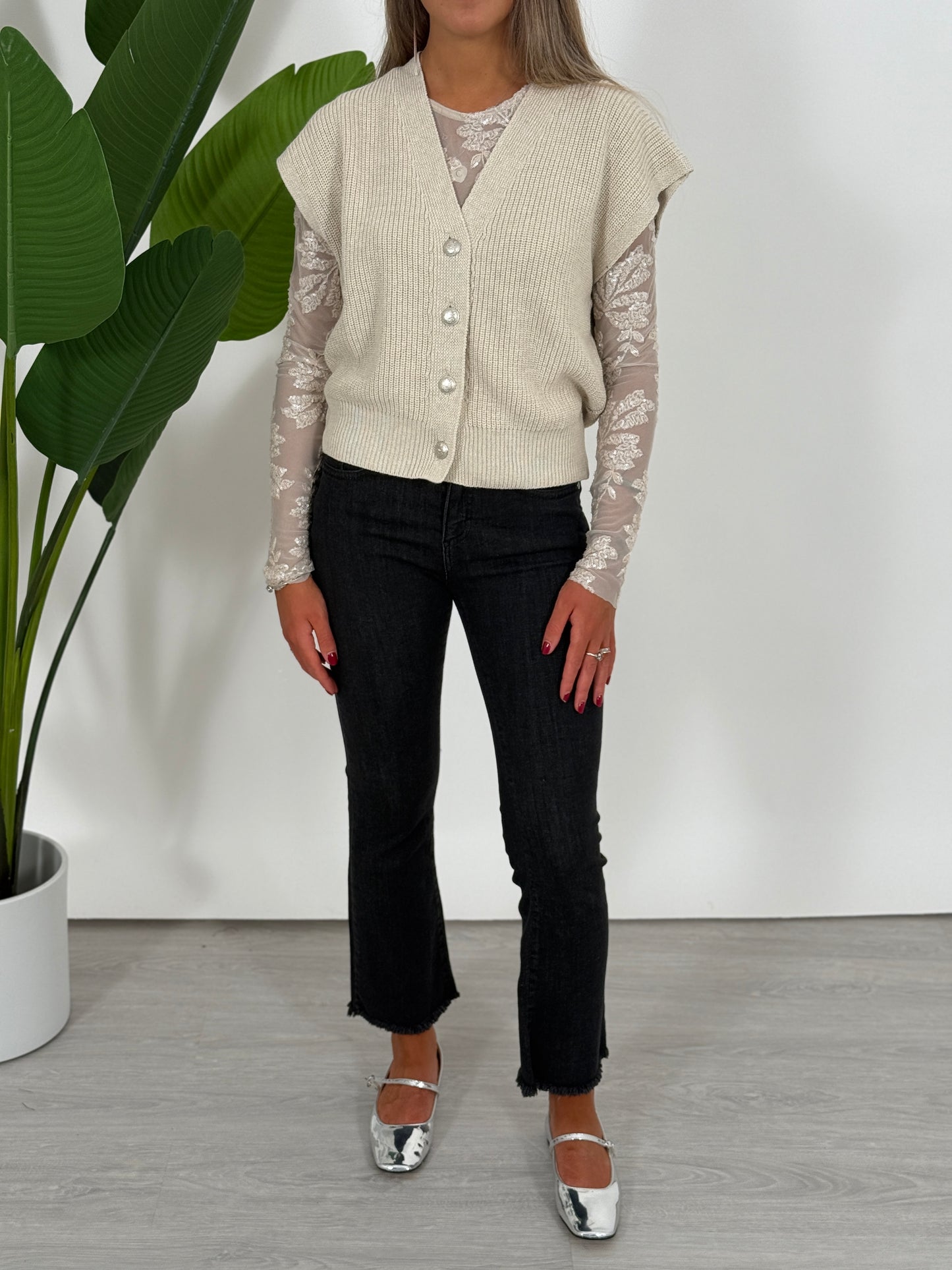 gilet in maglia