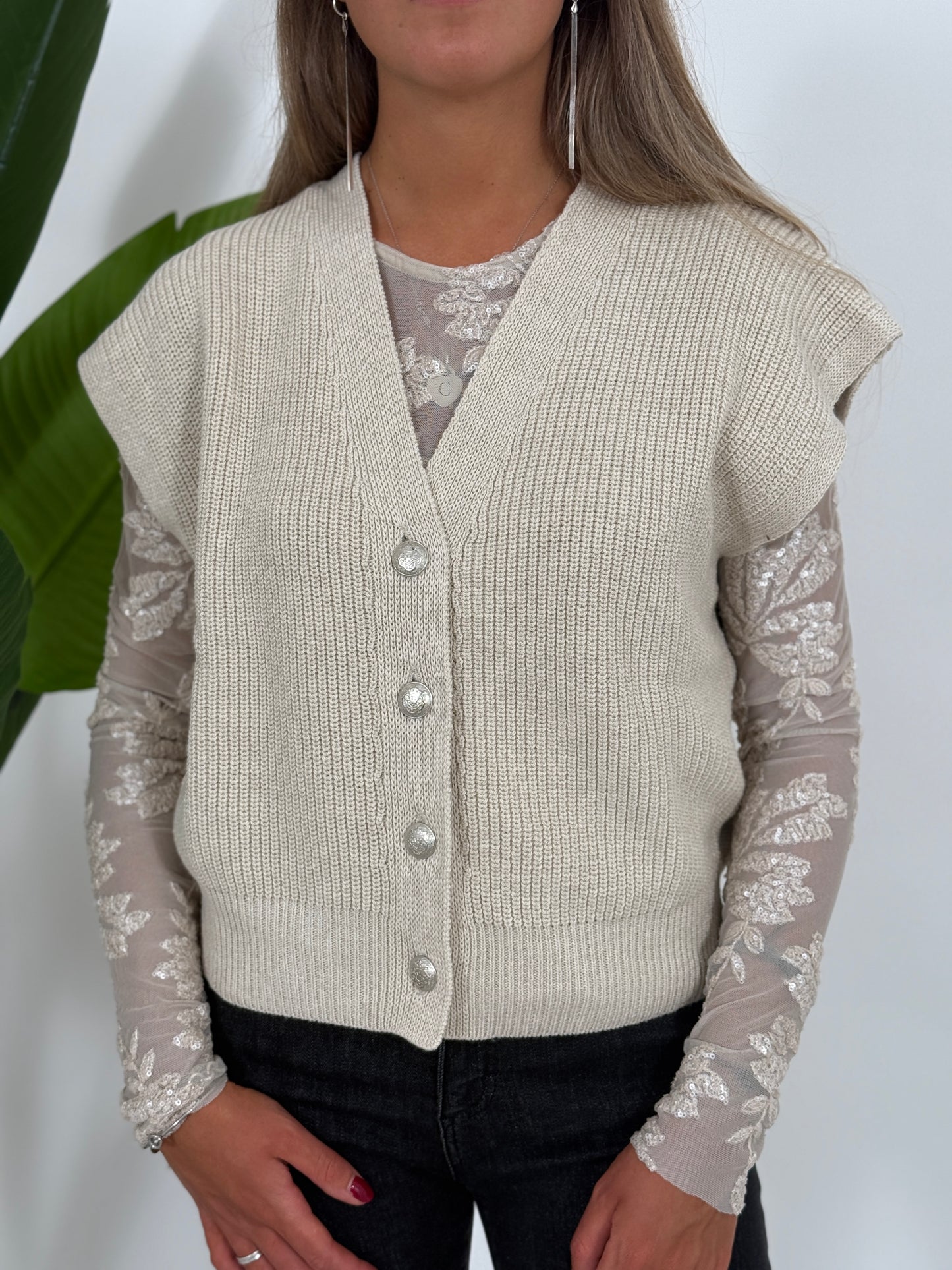 gilet in maglia