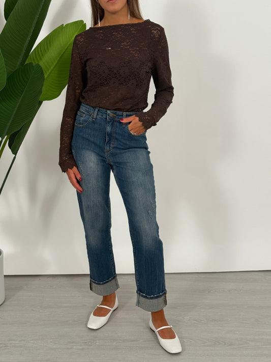 Jeans gamba dritta
