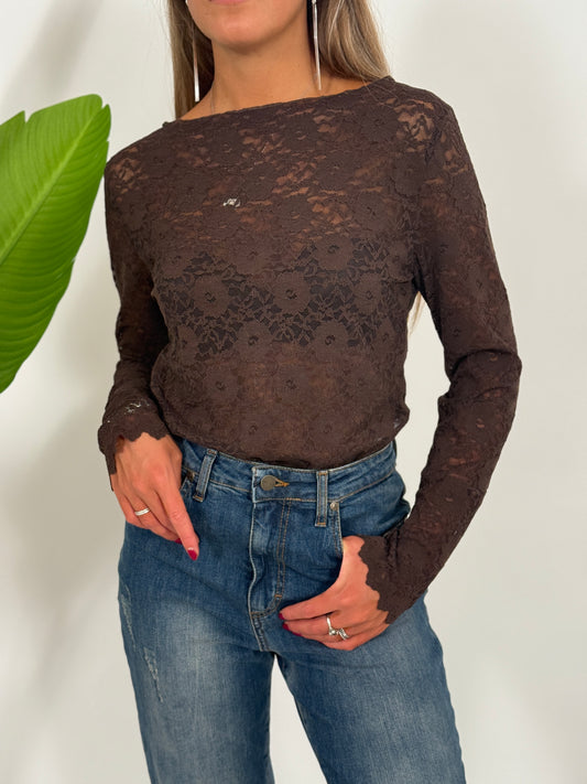 Blusa pizzo