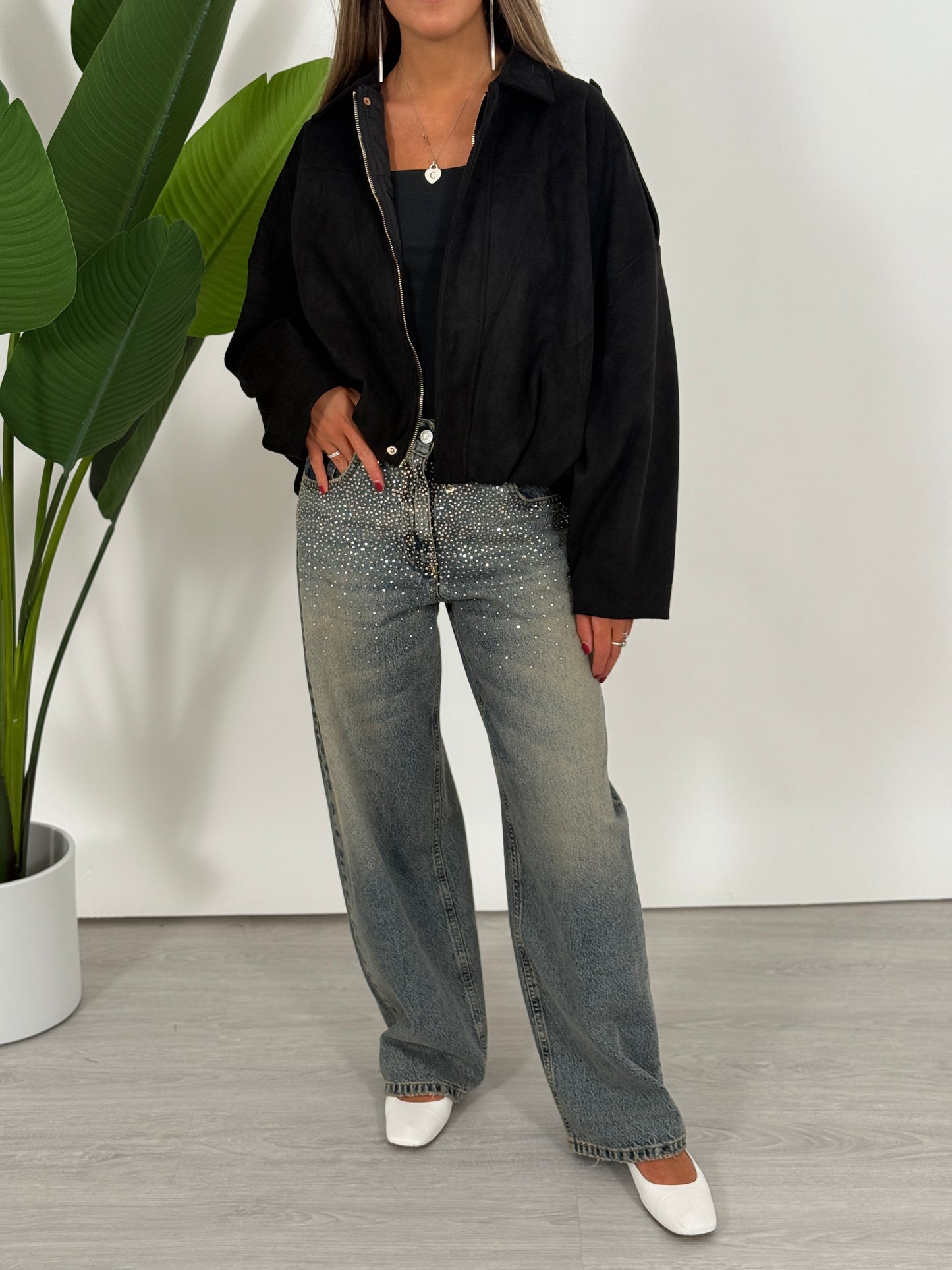 Jeans bella strass