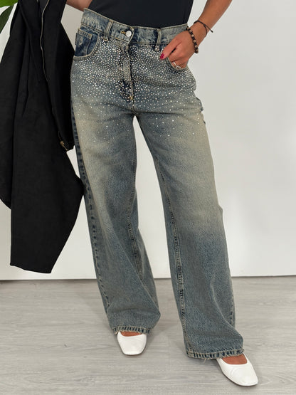 Jeans bella strass