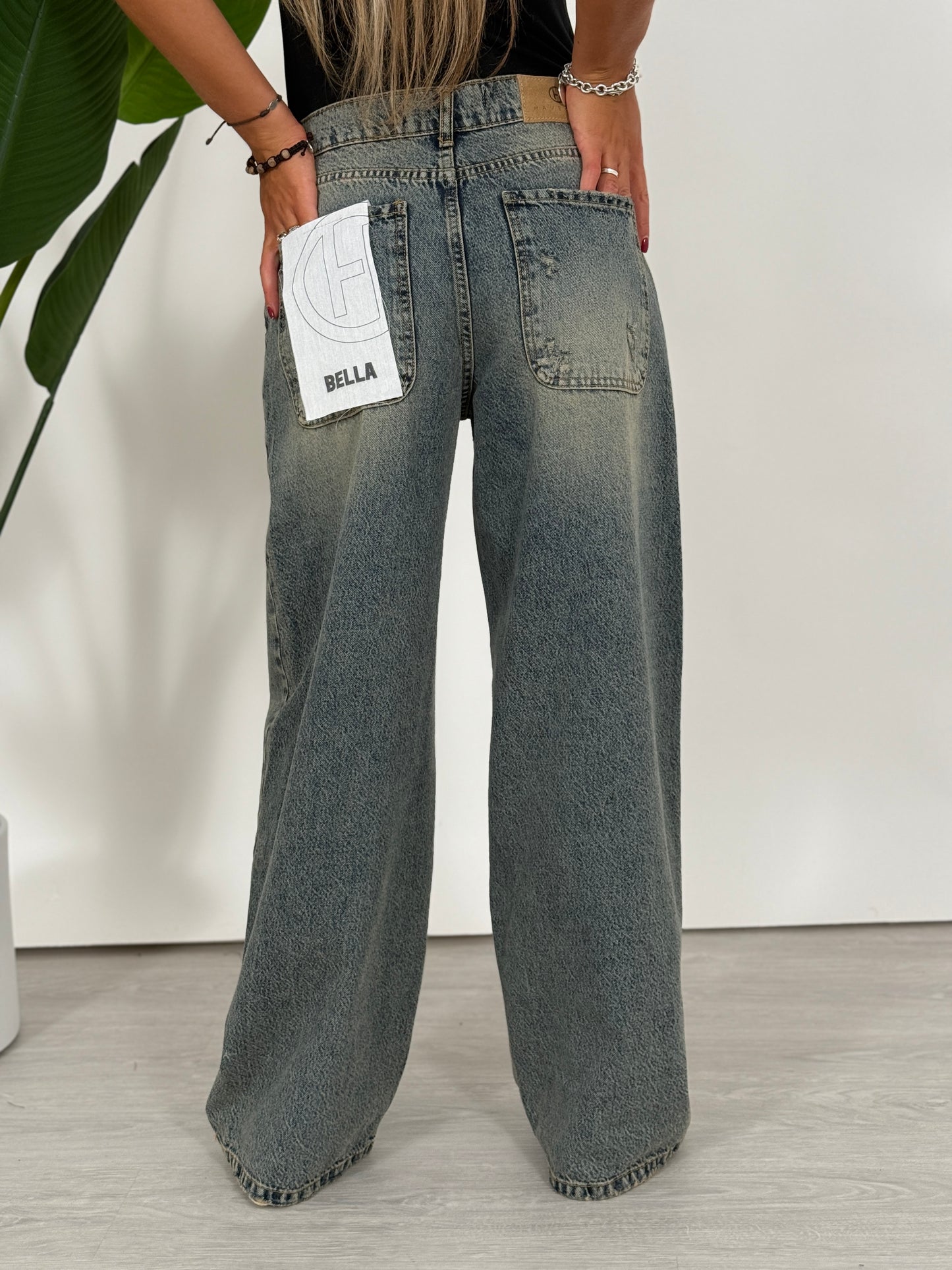 Jeans bella strass