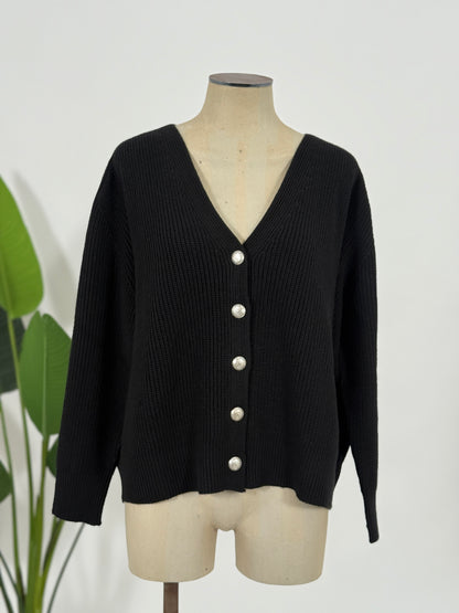 Cardigan in maglia lavorata