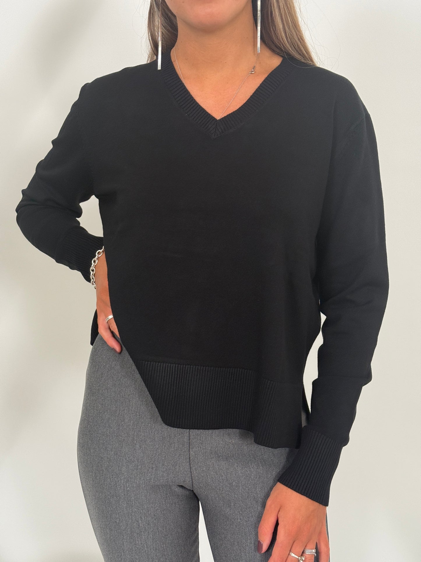Pull viscosa scollo V