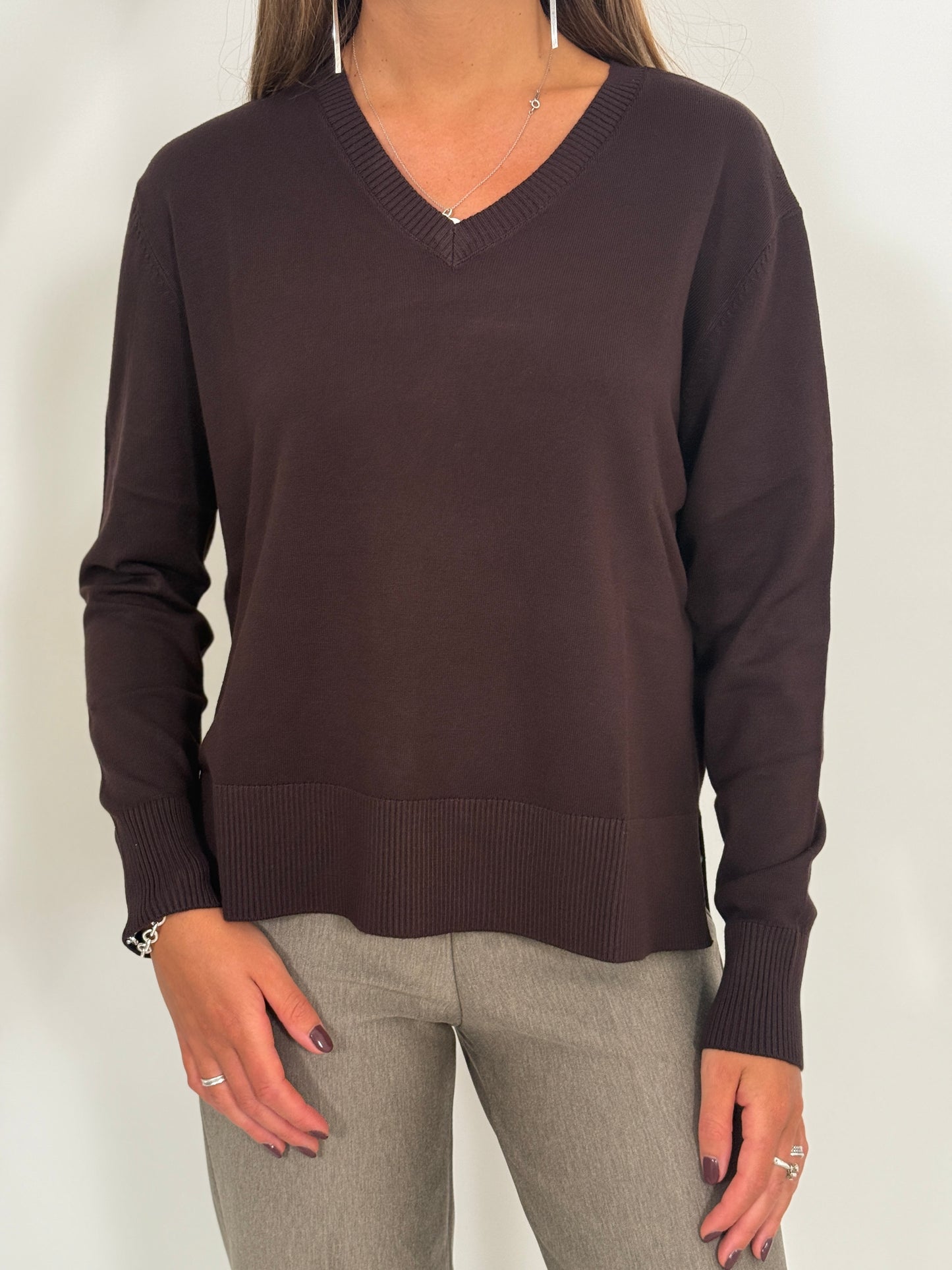 Pull viscosa scollo V