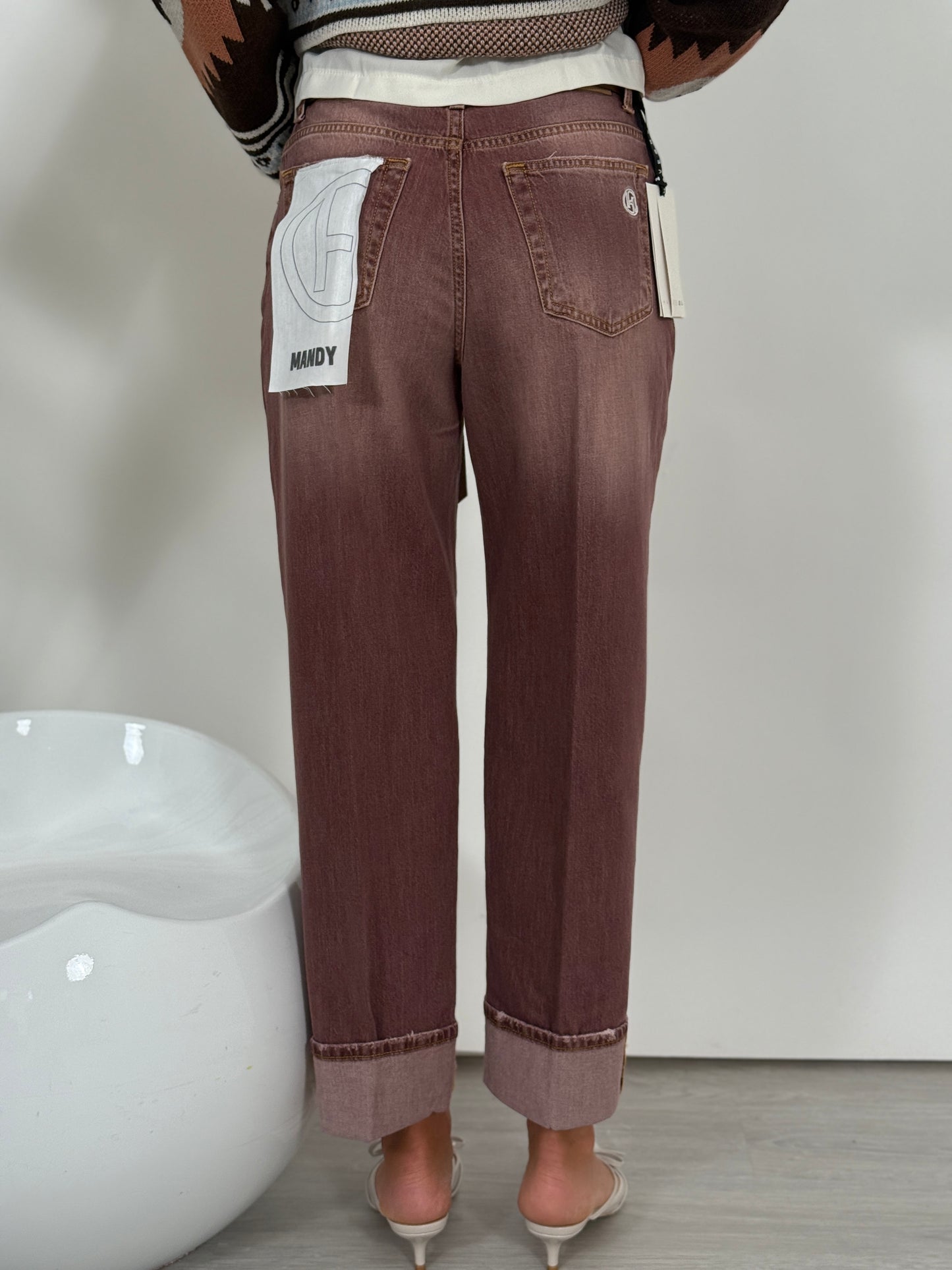 jeans mandy bordeaux