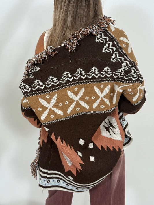 cardigan sfrangiato
