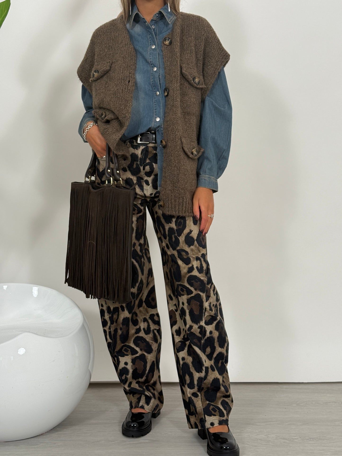 Pantalone maculato
