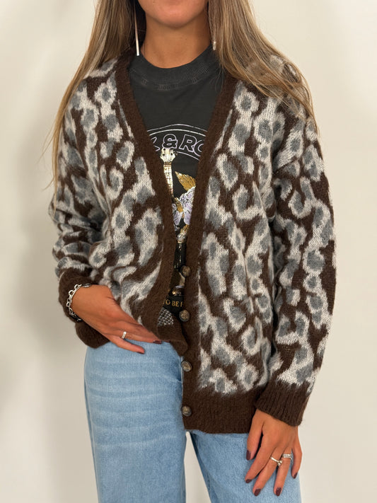 Cardigan jacquard