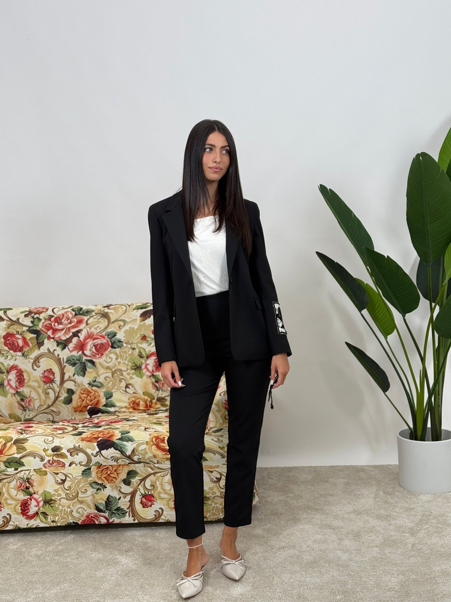 Blazer ricamo