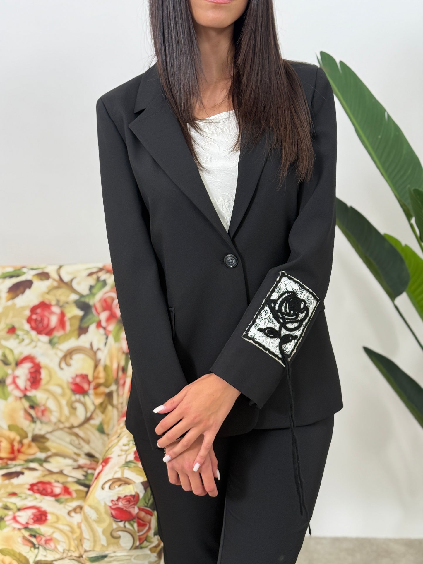 Blazer ricamo