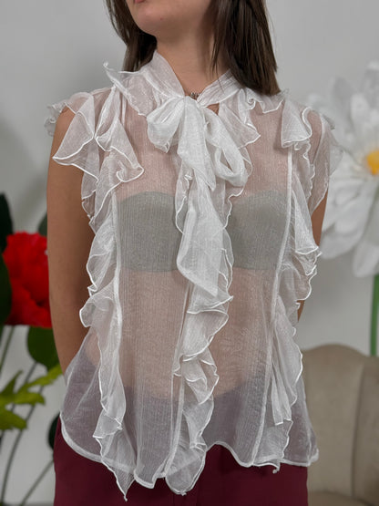 Blusa smanicata