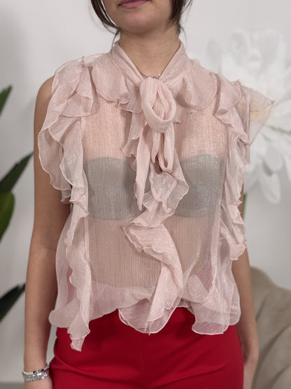 Blusa smanicata