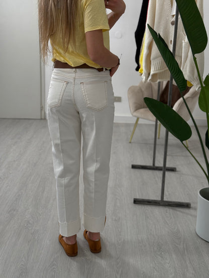 Jeans Mandy bianco