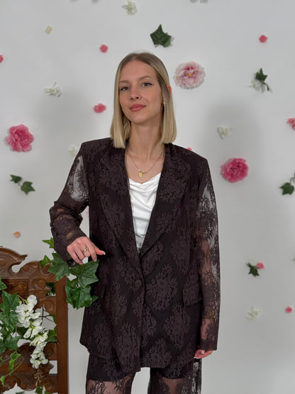Blazer in pizzo