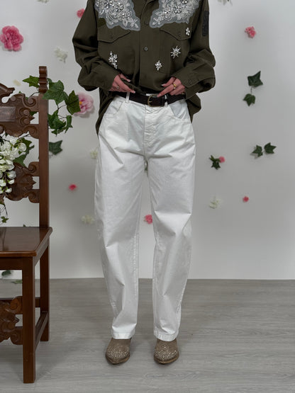 Pantalone banana cotone