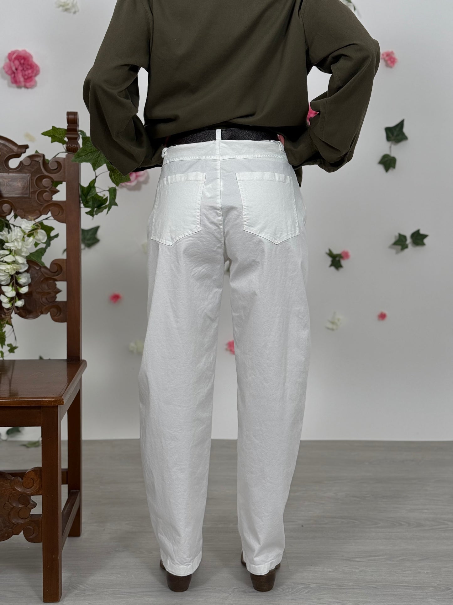 Pantalone banana cotone