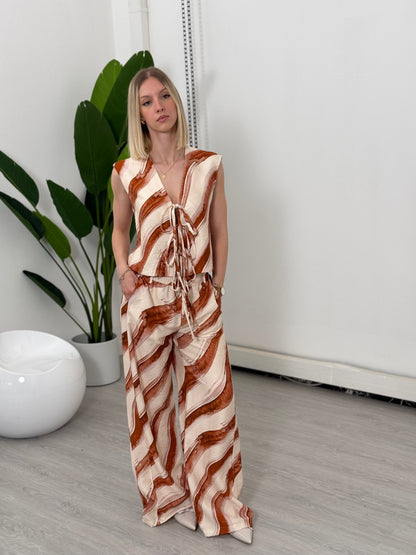 set a fantasia gilet+pantalone
