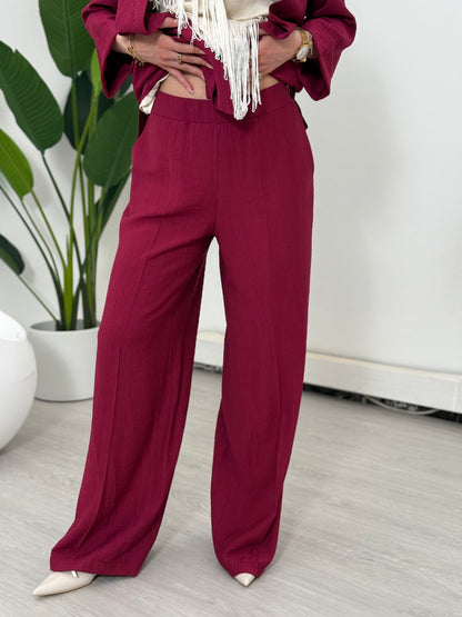 Pantalone fluido con elastico