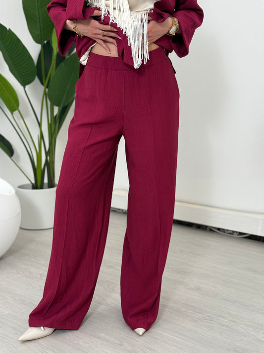 Pantalone fluido con elastico