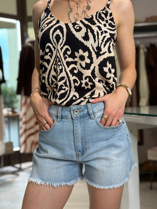 Short sfrangiato