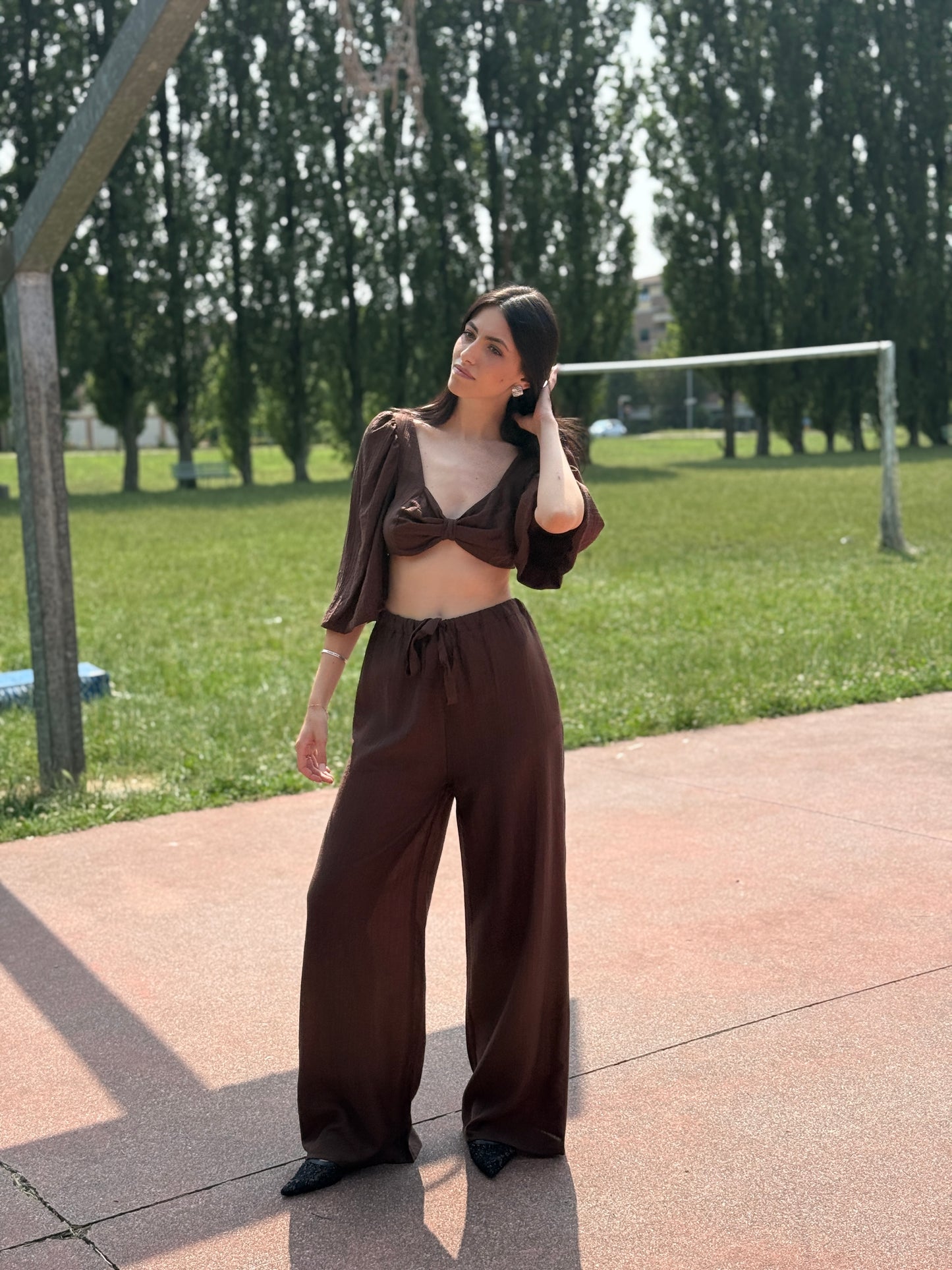 pantalone leggero elastico