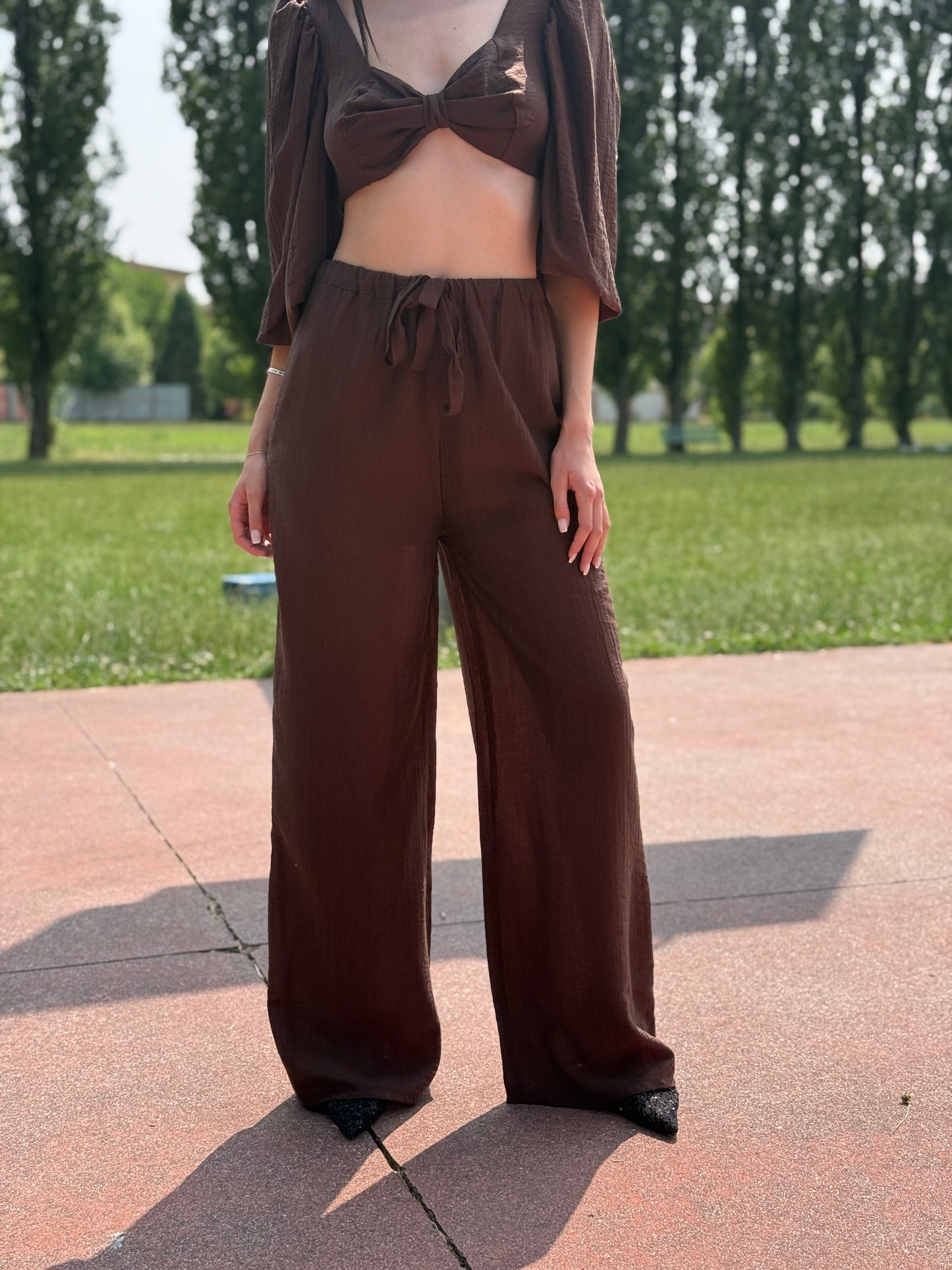 pantalone leggero elastico