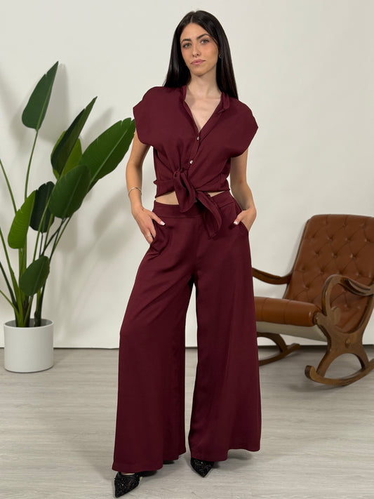 Pantalone viscosa fluido