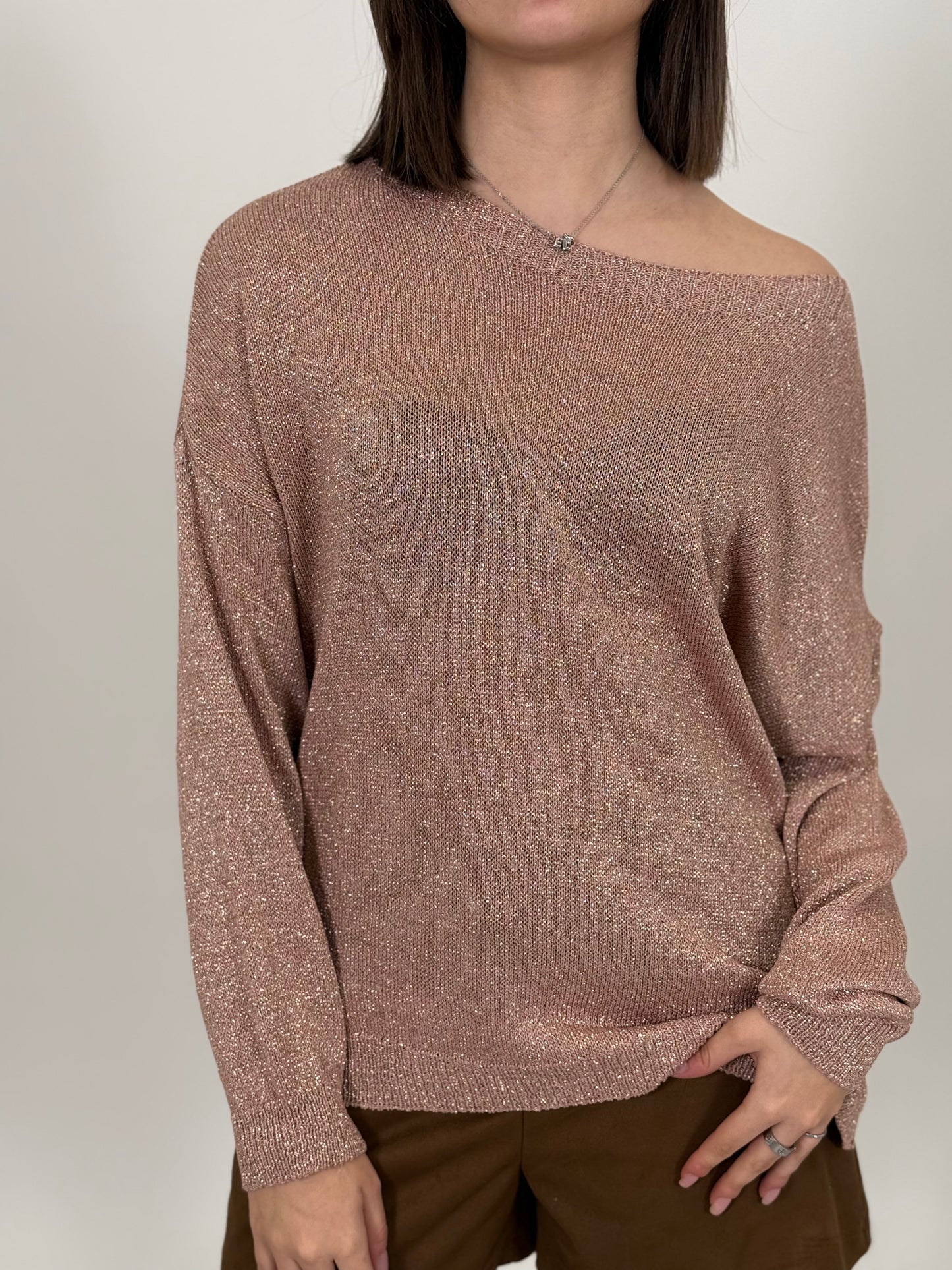 Maglia barca lurex