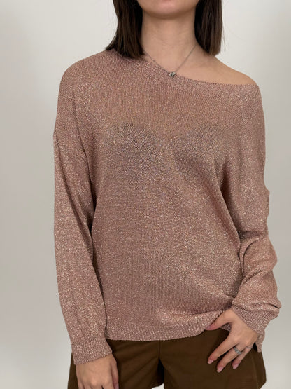 Maglia barca lurex