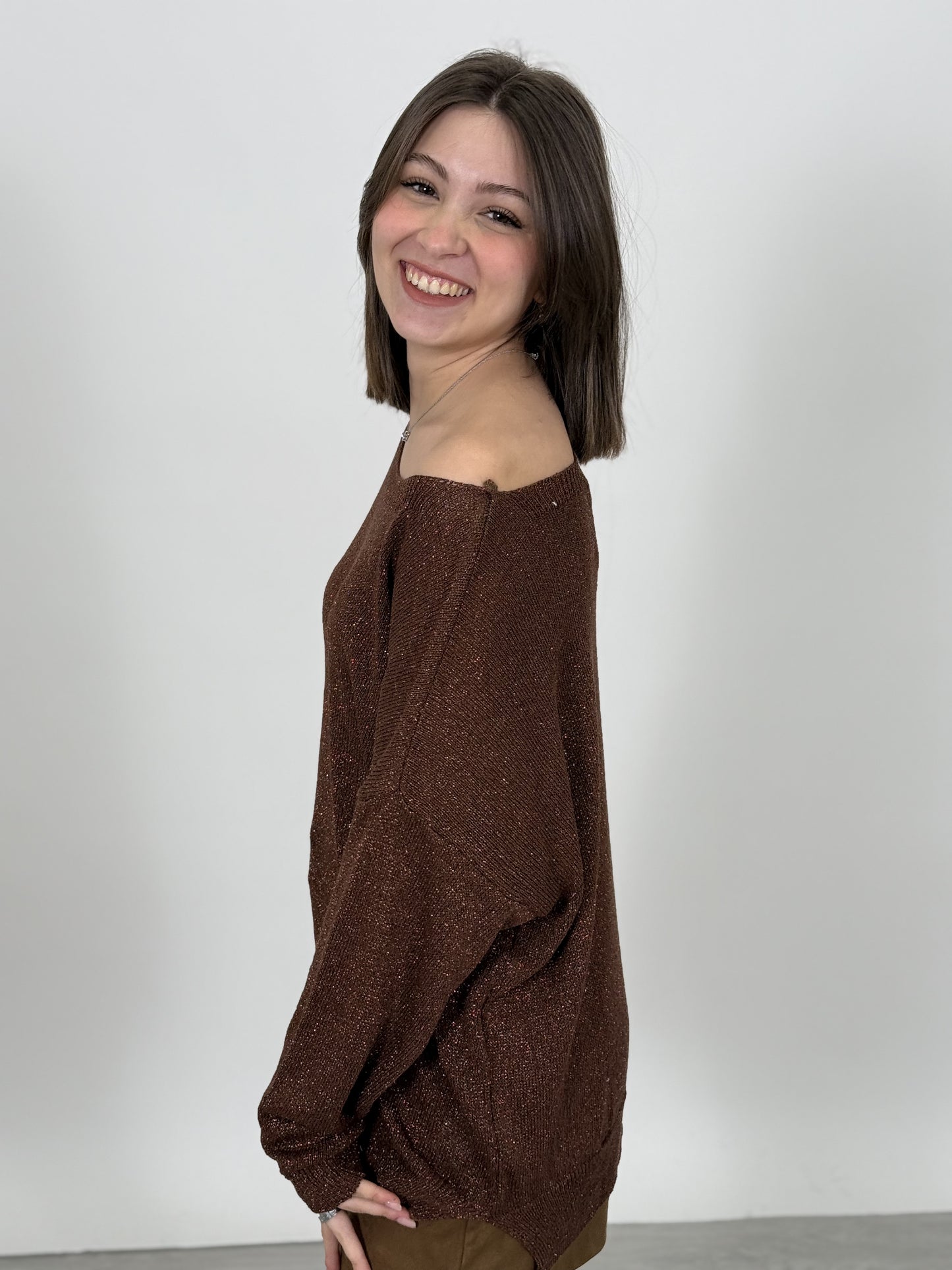 Maglia barca lurex