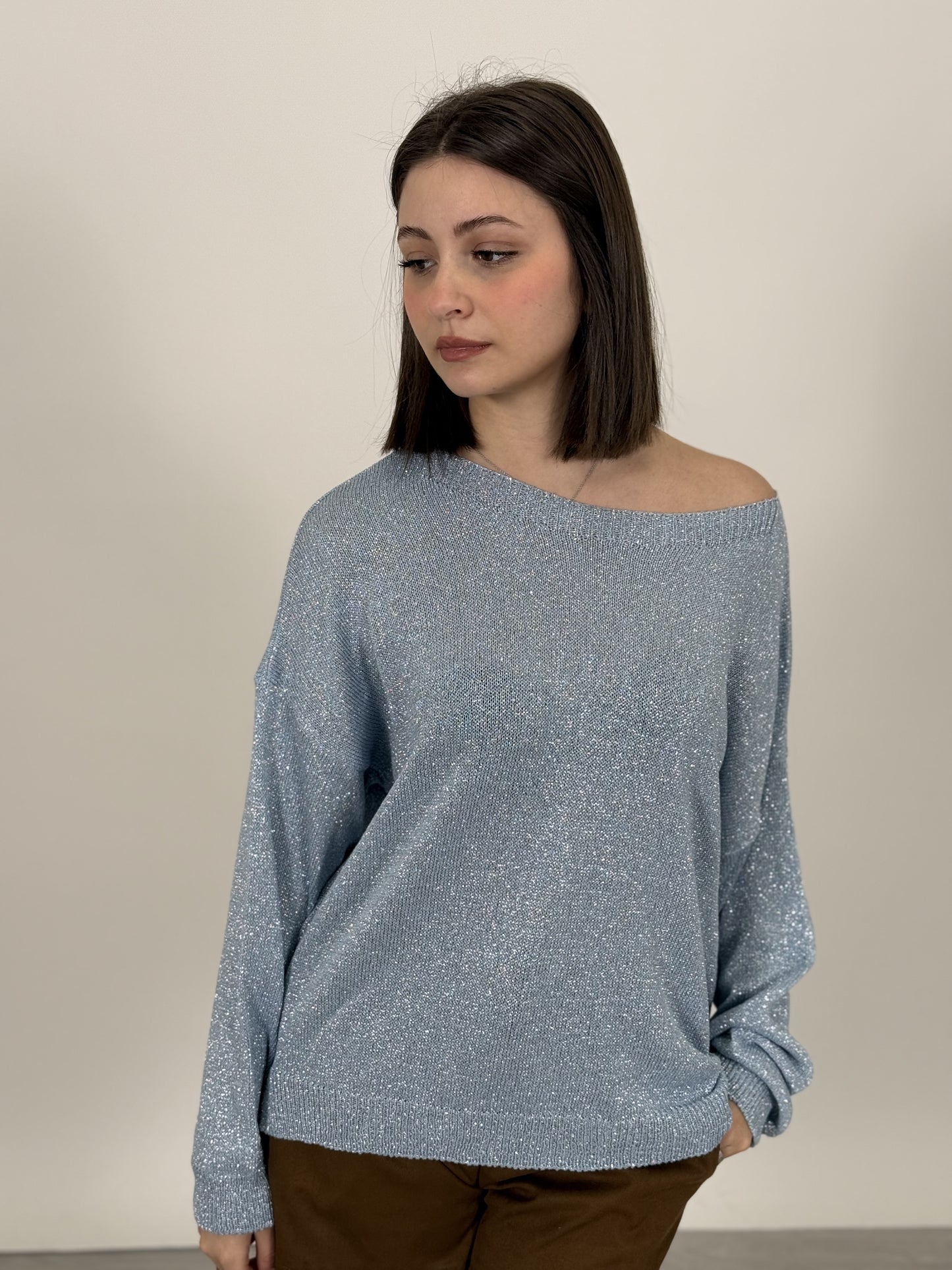 Maglia barca lurex