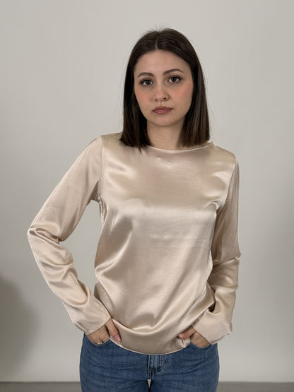 Blusa manica lunga fluida
