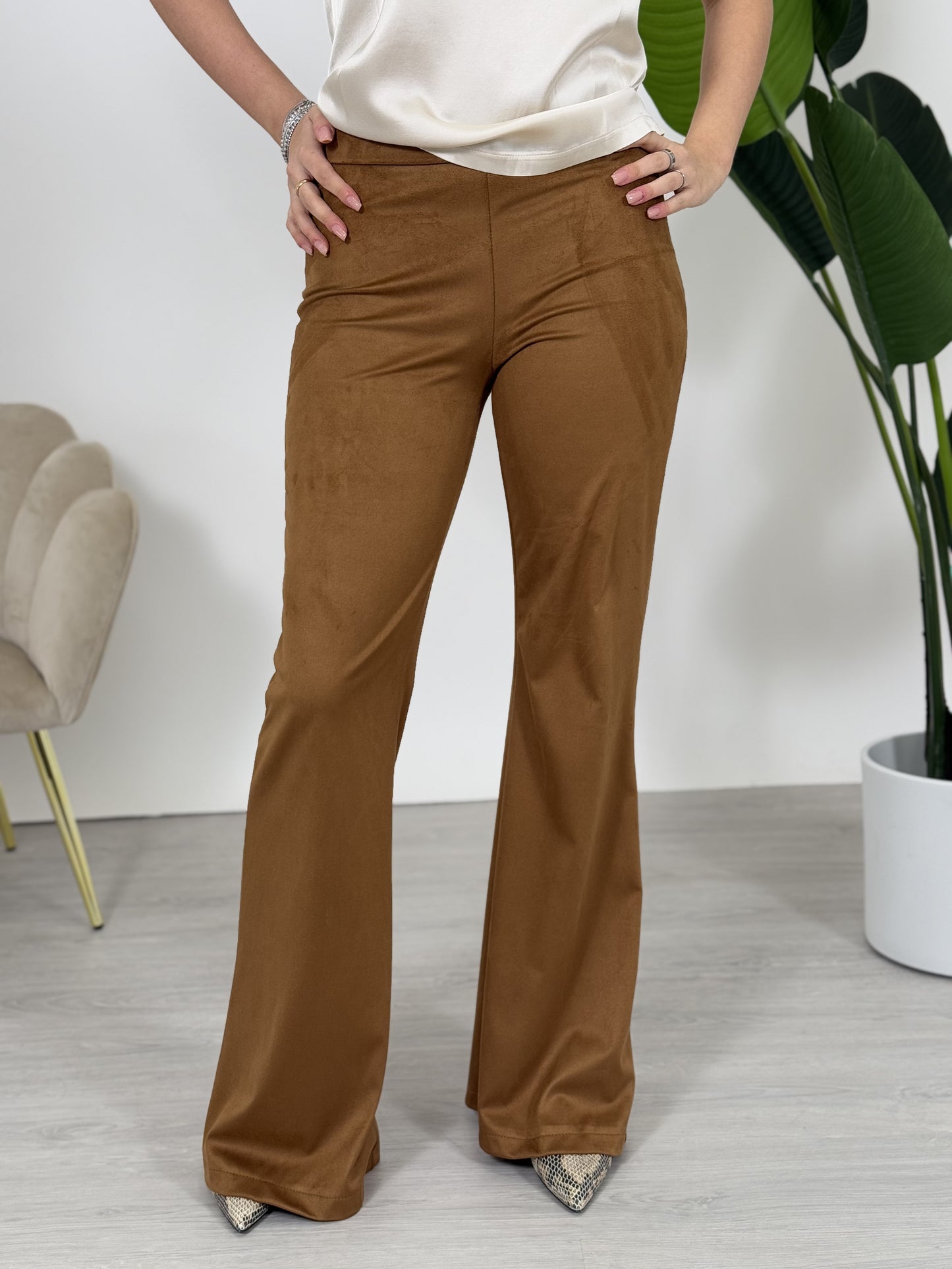 Pantalone camoscio